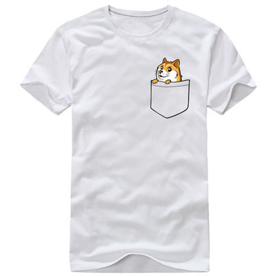 Férfi póló több színben állatmintás mintával