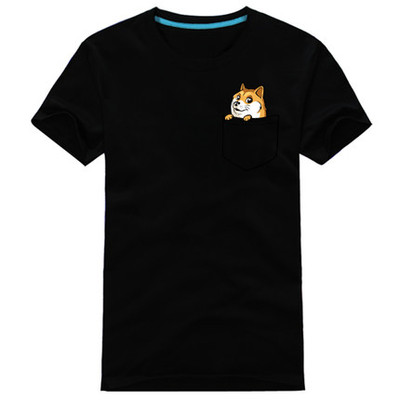 Férfi póló több színben állatmintás mintával