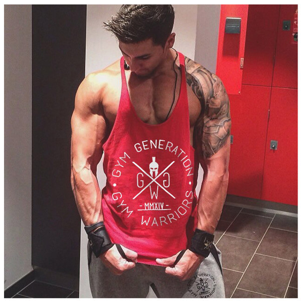 Мъжки спортен потник в няколко цвята с щампа и надпис