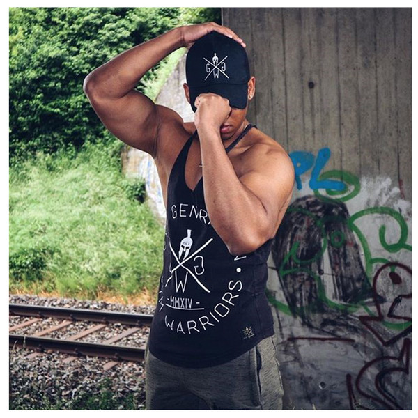 Мъжки спортен потник в няколко цвята с щампа и надпис