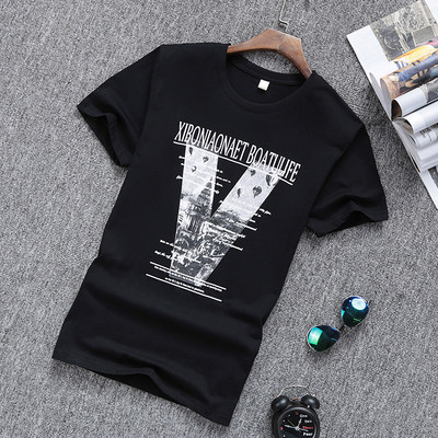 Tricou bărbătesc de vară în diferite modele cu imprimeu