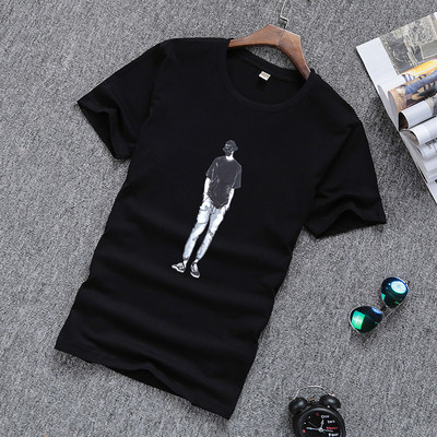 Tricou bărbătesc de vară în diferite modele cu imprimeu