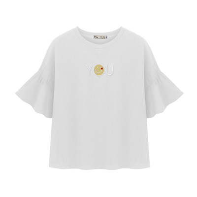 Nyári női blúz széles ujjal, két színben