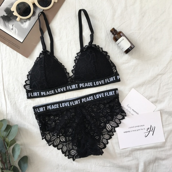 Finom női csipke fehérnemű fehér és fekete színben