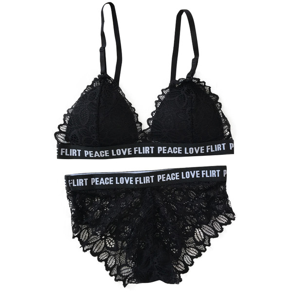 Finom női csipke fehérnemű fehér és fekete színben