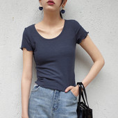 Női alkalmi póló különböző színekben