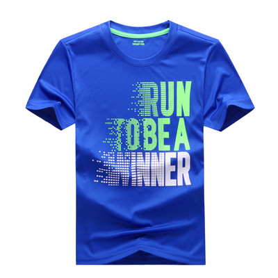 Gyermek póló fiúknak rövid ujjal több színben felirattal