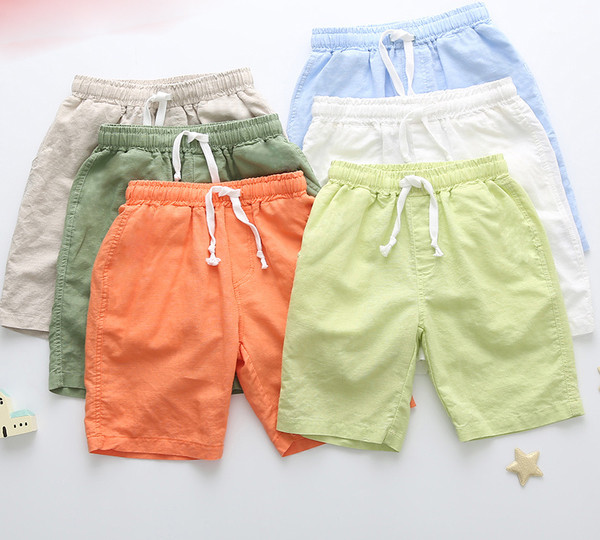 Gyermek uniszex rövidnadrág gumírozott derékkal, több színben