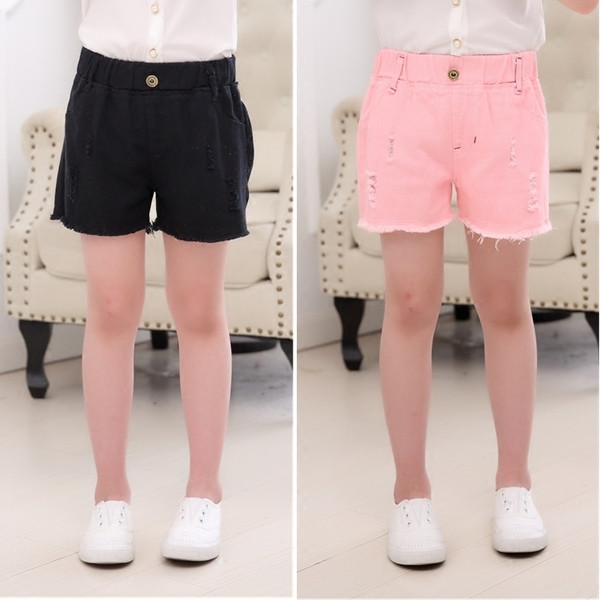 Gyermek rövidnadrág lányoknak rugalmas derékkal - több modell