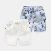 Gyerek rövidnadrág fiúknak rugalmas derékkal - két modell