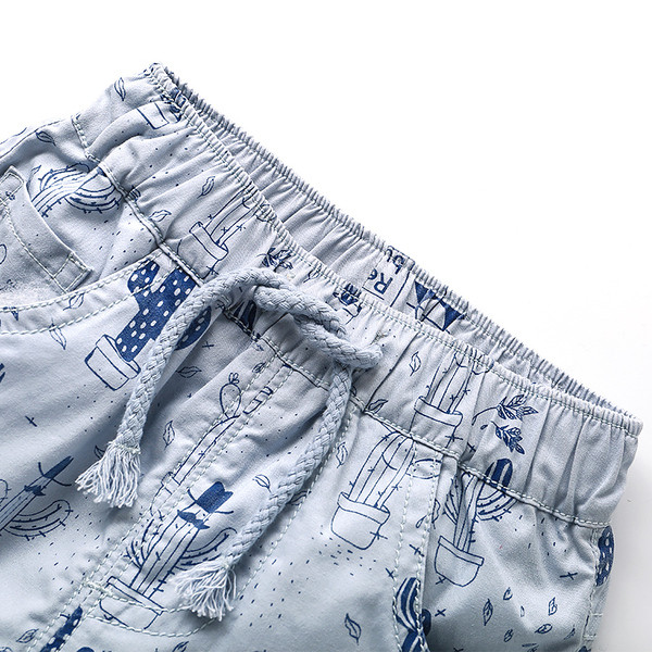 Gyerek rövidnadrág fiúknak rugalmas derékkal - két modell
