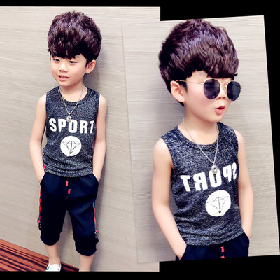 Nyári gyerekcipő fiúknak felirattal