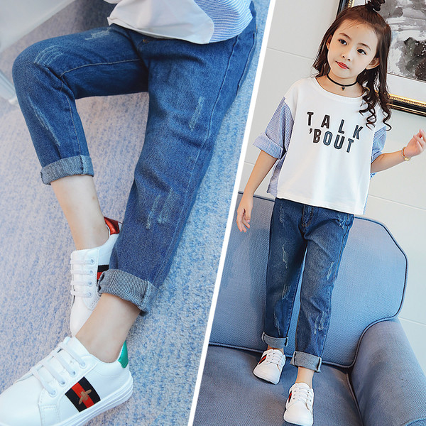 Tavaszi-őszi gyerekfarmer lányoknak