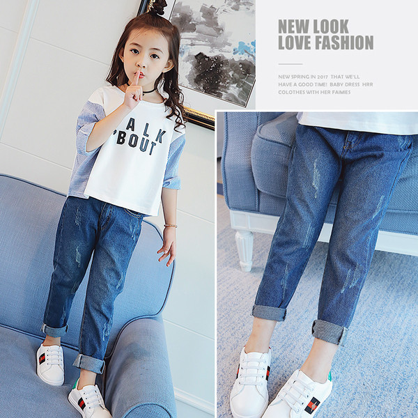 Tavaszi-őszi gyerekfarmer lányoknak