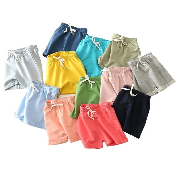 Детски къси панталони изчистен модел унисекс - няколко цвята