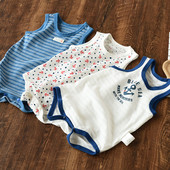 3 színes body-ból álló babakészlet lányoknak és fiúknak