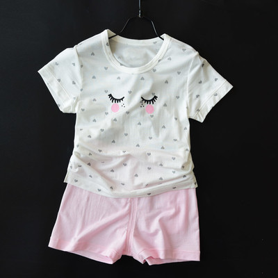 Gyerekkészlet lányoknak - póló és nadrág két színben, mintával