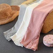 Gyermek leggings három színben csipkés lányoknak