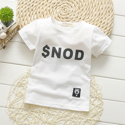 Lányoknak és fiúknak megfelelő gyerek póló, különböző színű felirattal