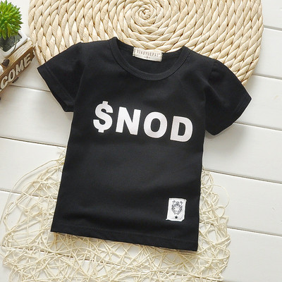 Lányoknak és fiúknak megfelelő gyerek póló, különböző színű felirattal