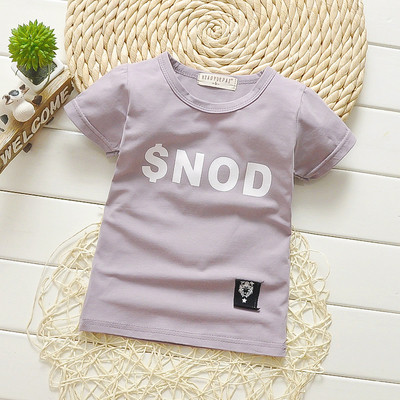 Lányoknak és fiúknak megfelelő gyerek póló, különböző színű felirattal