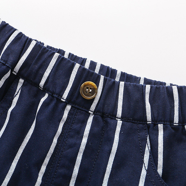Gyermek csíkos rövidnadrág fiúknak