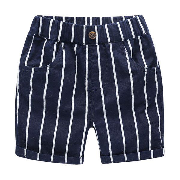 Gyermek csíkos rövidnadrág fiúknak