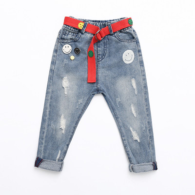 Két színben mosolygós gyerekfarmer lányoknak