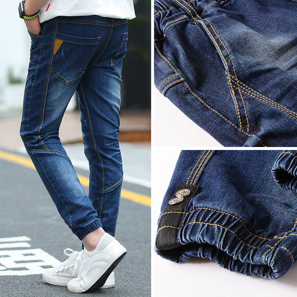 Modern gyerekfarmer fiúknak rugalmas derékkal