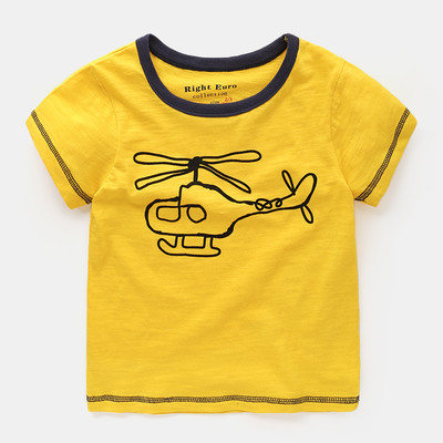 Gyermek póló fiúknak különböző színekben és mintázatokban