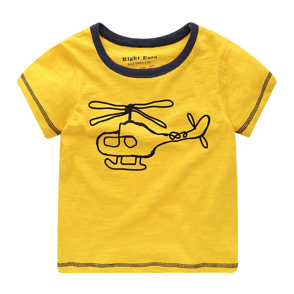 Gyermek póló fiúknak különböző színekben és mintázatokban