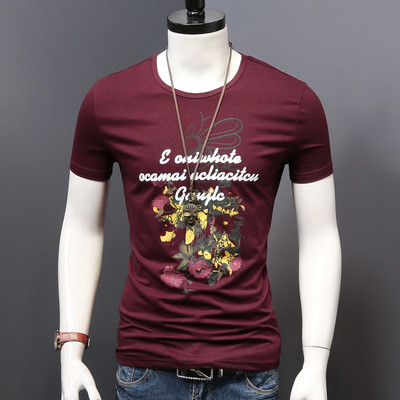 Friss férfi karcsú póló tavaszra és nyárra