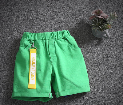 Alkalmi gyerek rövidnadrág elasztikus derékkal, többféle színben