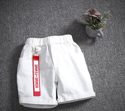 Alkalmi gyerek rövidnadrág elasztikus derékkal, többféle színben