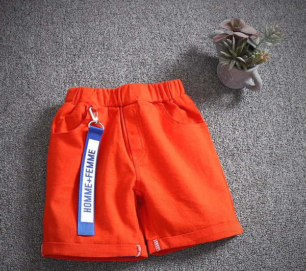 Alkalmi gyerek rövidnadrág elasztikus derékkal, többféle színben