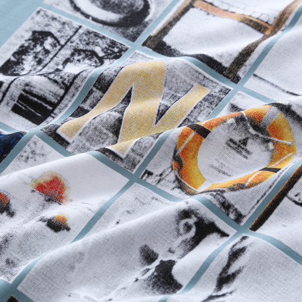 Aktuális férfi póló érdekes mintával - három színben