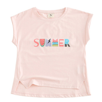 Παιδικό t-shirt για κορίτσια σε διάφορα χρώματα με επιγραφή