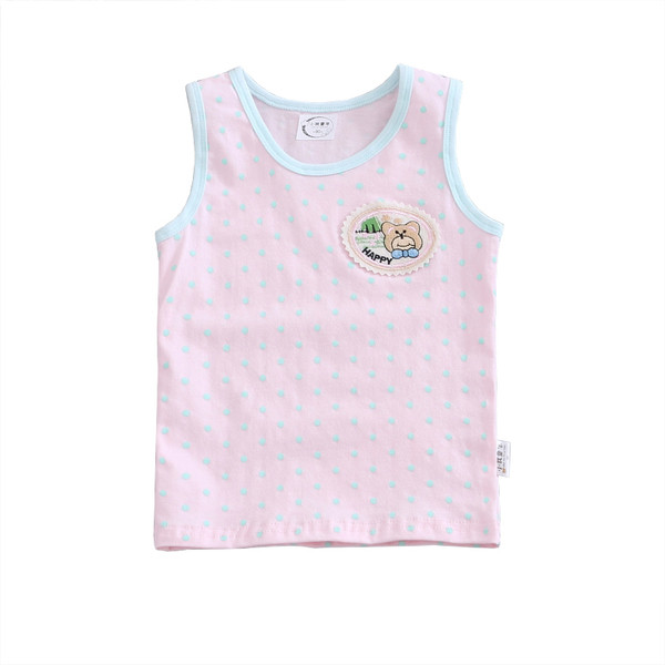 Gyerek felső lányoknak élénk színekkel és mintával