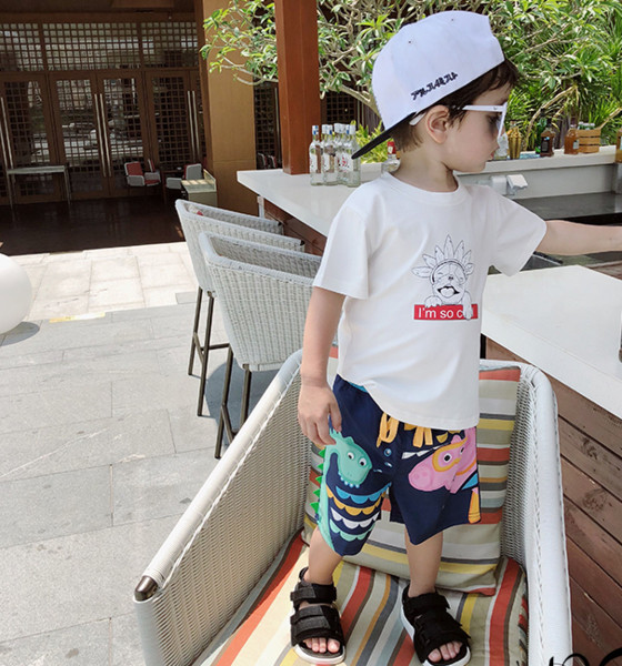 Gyermek rövidnadrág fiúknak applikációkkal