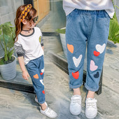 Szívecskés gyerekfarmer lányoknak