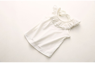 Παιδικό μπλουζάκι για κορίτσια δύο χρωμάτων 