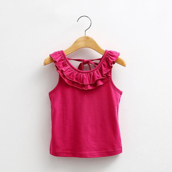 Παιδικό μπλουζάκι για κορίτσια δύο χρωμάτων 