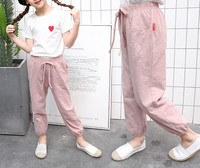 Gyermek vékony nadrág nyárra lányoknak - széles színválaszték