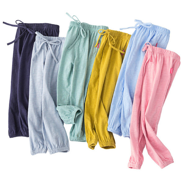 Gyermek vékony nadrág nyárra lányoknak - széles színválaszték