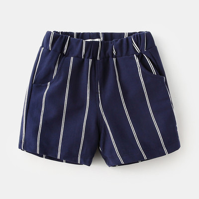 Gyermek rövidnadrág fiúknak három színben csíkozva