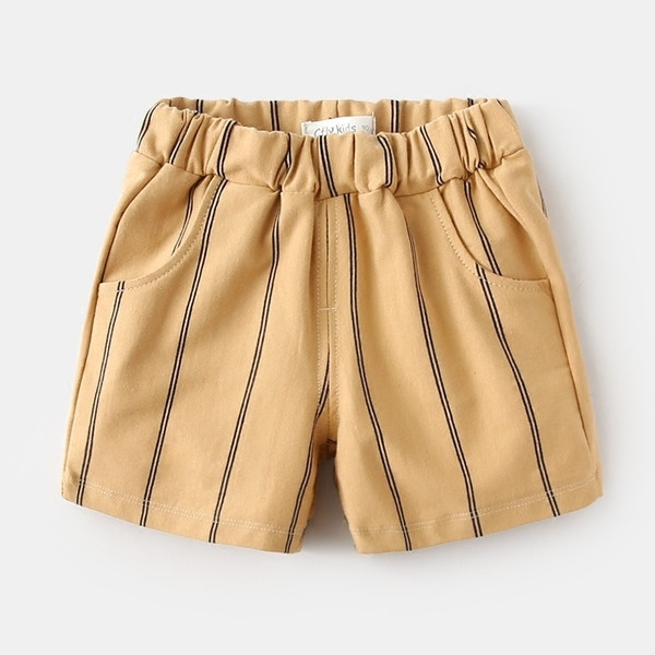 Gyermek rövidnadrág fiúknak három színben csíkozva