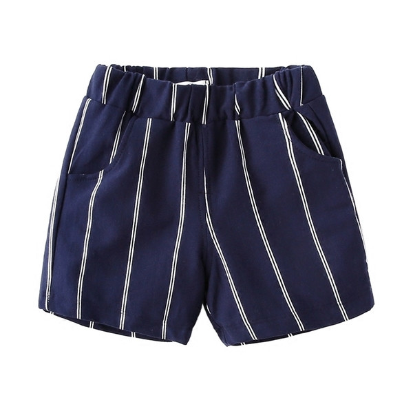 Gyermek rövidnadrág fiúknak három színben csíkozva