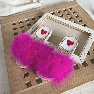 Finom női papucs pehellyel, különböző színekben