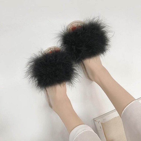 Finom női papucs pehellyel, különböző színekben