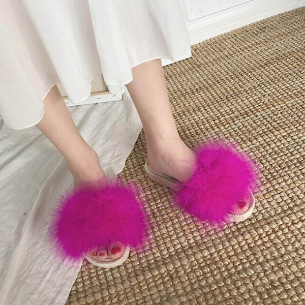 Finom női papucs pehellyel, különböző színekben